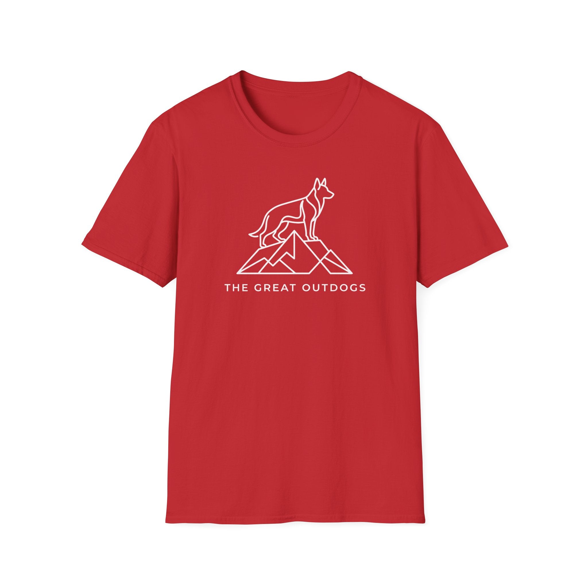 German Shepherd Relaxed T-Shirt — "The Great Outdoors" Graphic Tee