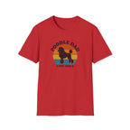 Poodle Dad T-Shirt – Retro Sunset Poodle Dad Est. 2026 Tee