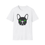French Bulldog Tee — Neon X Eyes Dog Face Graphic T-Shirt