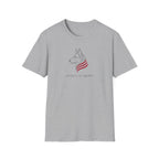 Patriotic German Shepherd T-Shirt — 'Loyal to the Heart' Dog Lover Tee