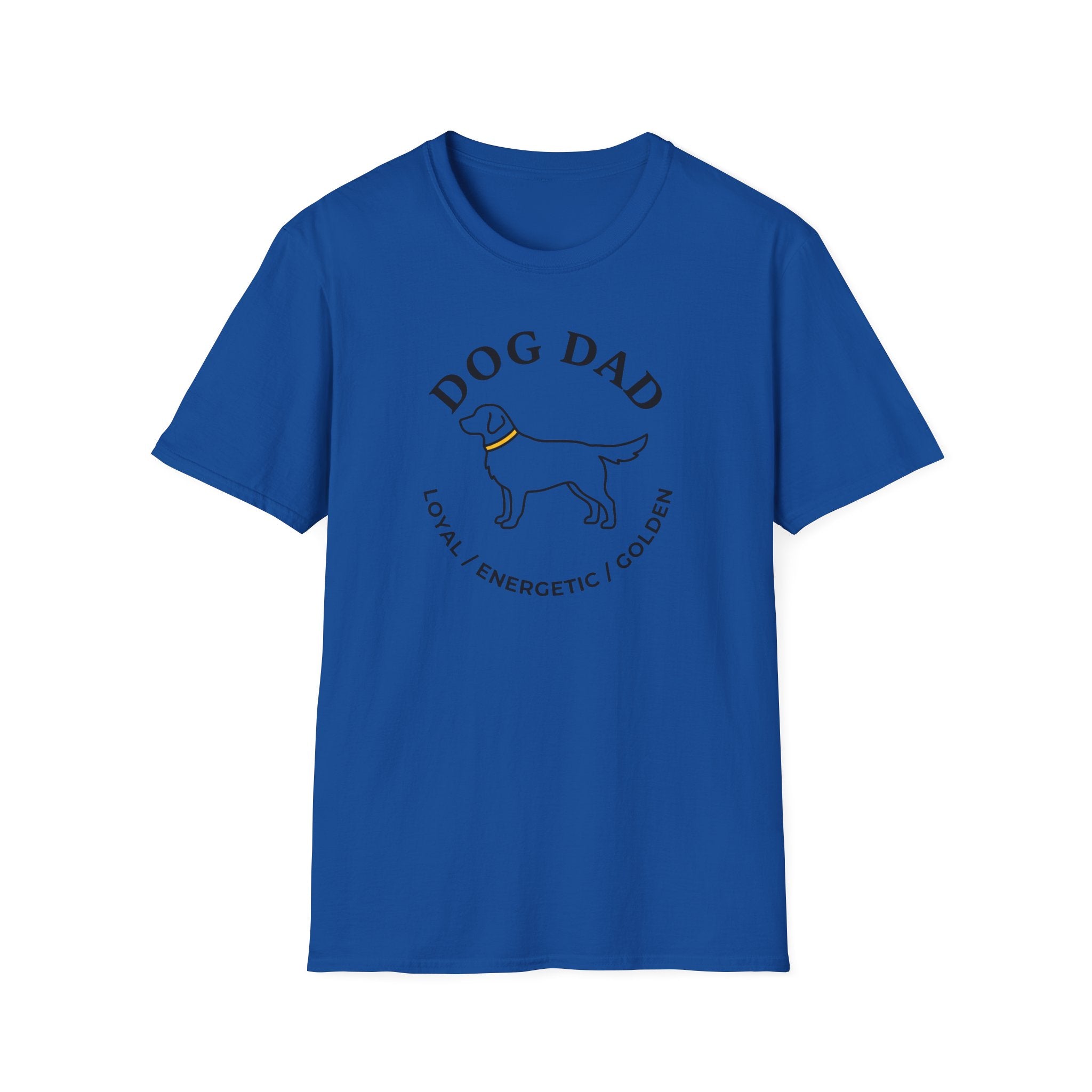 Golden Retriever Dad T-Shirt — Loyal, Energetic, Golden