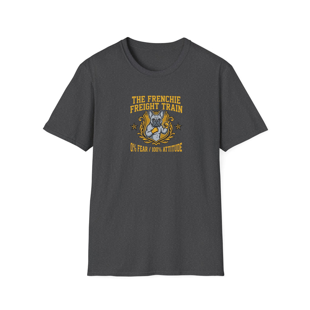 Frenchie Freight Train T-Shirt – Cute French Bulldog Graphic Tee