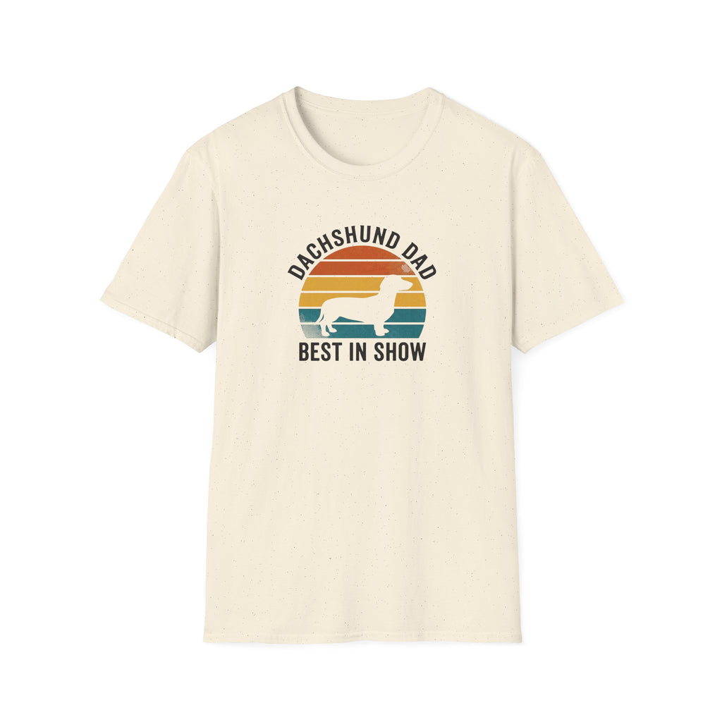 Dachshund Dad T‑Shirt — "Best in Show" Retro Dog Tee