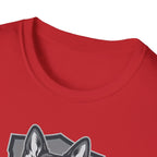 German Shepherd Badge T-Shirt — "Ears Up / System Armed" K9 Handler Tee
