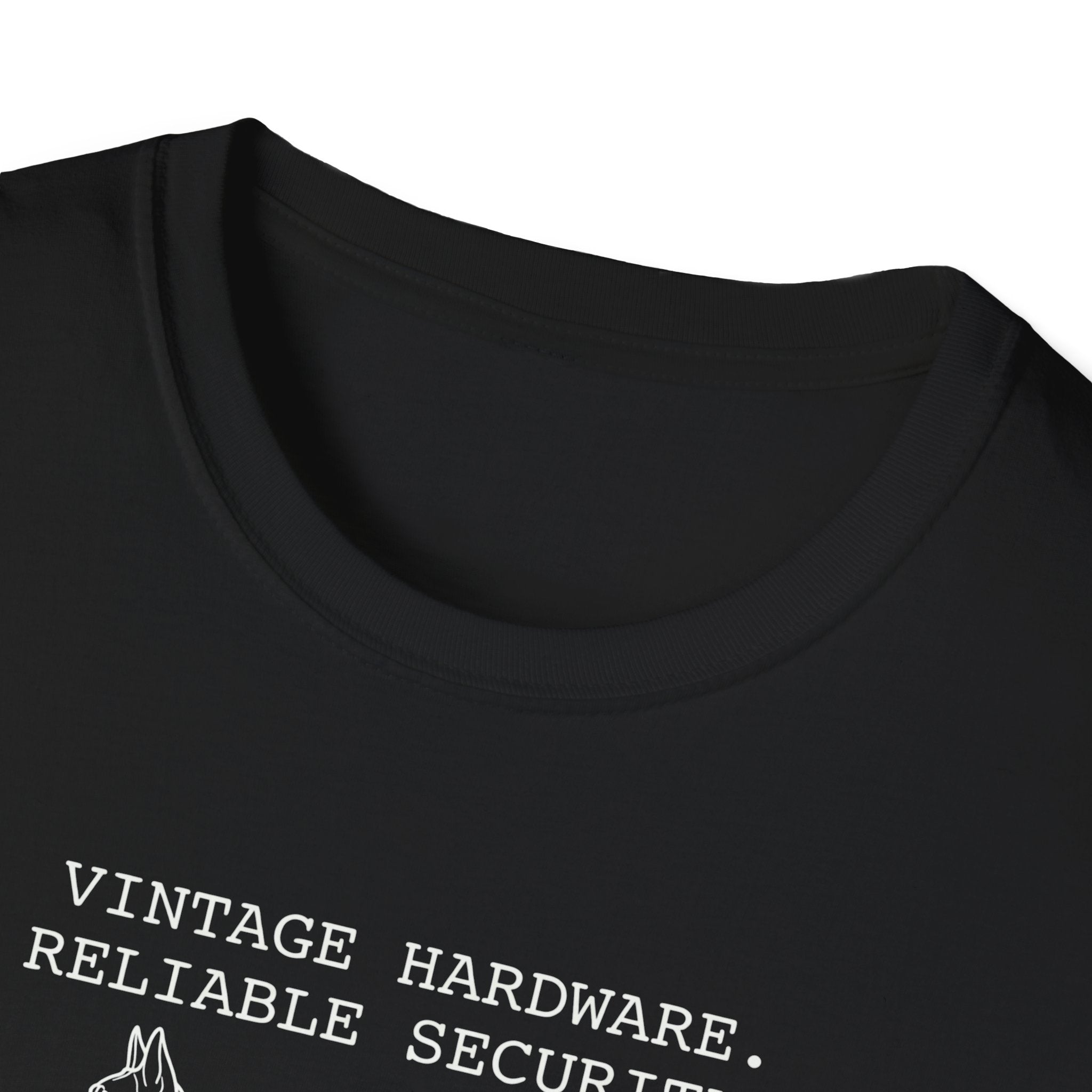 German Shepherd T-Shirt – “Vintage Hardware, Reliable Security” Graphic Tee