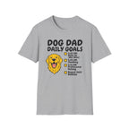 Golden Retriever T-Shirt-Dog Dad Daily Goals