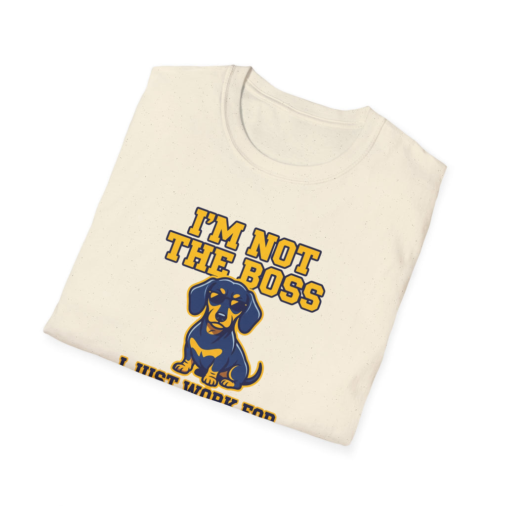 Dachshund T-Shirt "I’m Not the Boss"