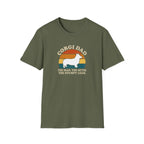 Corgi Dad T-Shirt — “Corgi Dad: The Man, The Myth, The Stumpy Legs” Retro Dog Dad Tee
