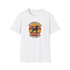 Poodle Dad T-Shirt - Retro Sunset Dog Dad Tee