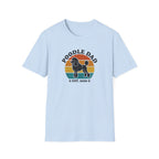 Poodle Dad T-Shirt – Retro Sunset Poodle Dad Est. 2026 Tee