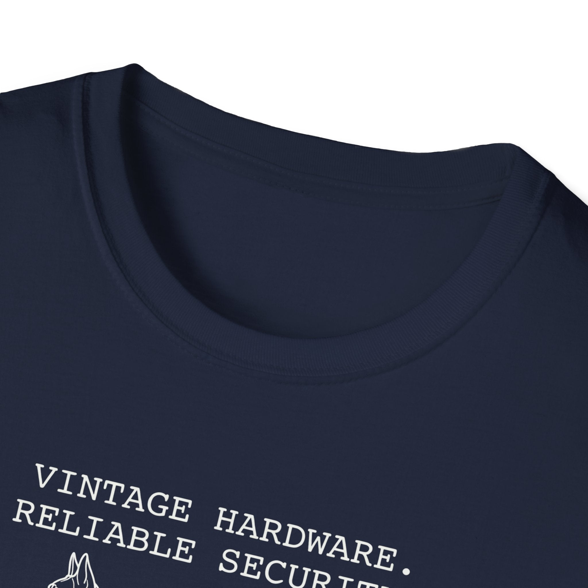 German Shepherd T-Shirt – “Vintage Hardware, Reliable Security” Graphic Tee