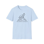 German Shepherd Outdoors T-Shirt — "The Great Outdogs" Minimal Outdoor Dog Tee