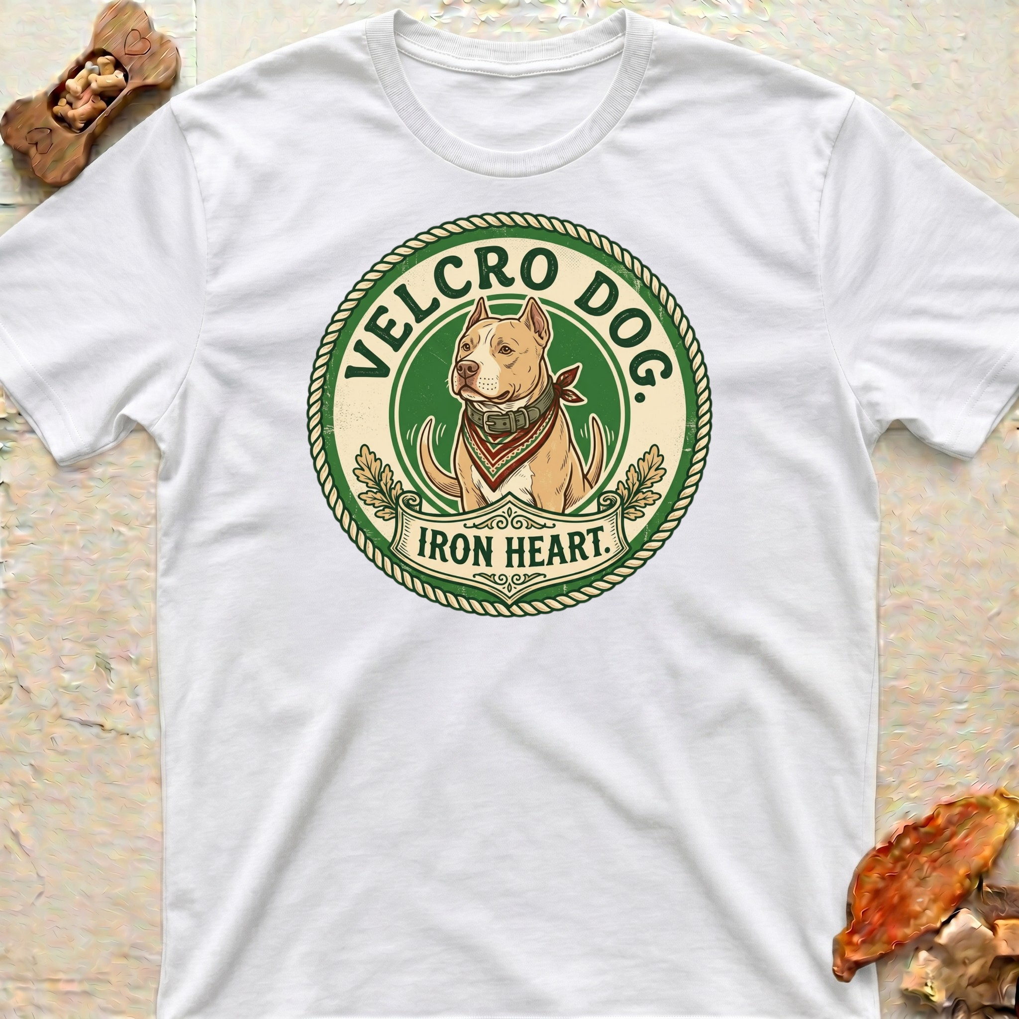 Velcro Dog Pit Bull T-Shirt