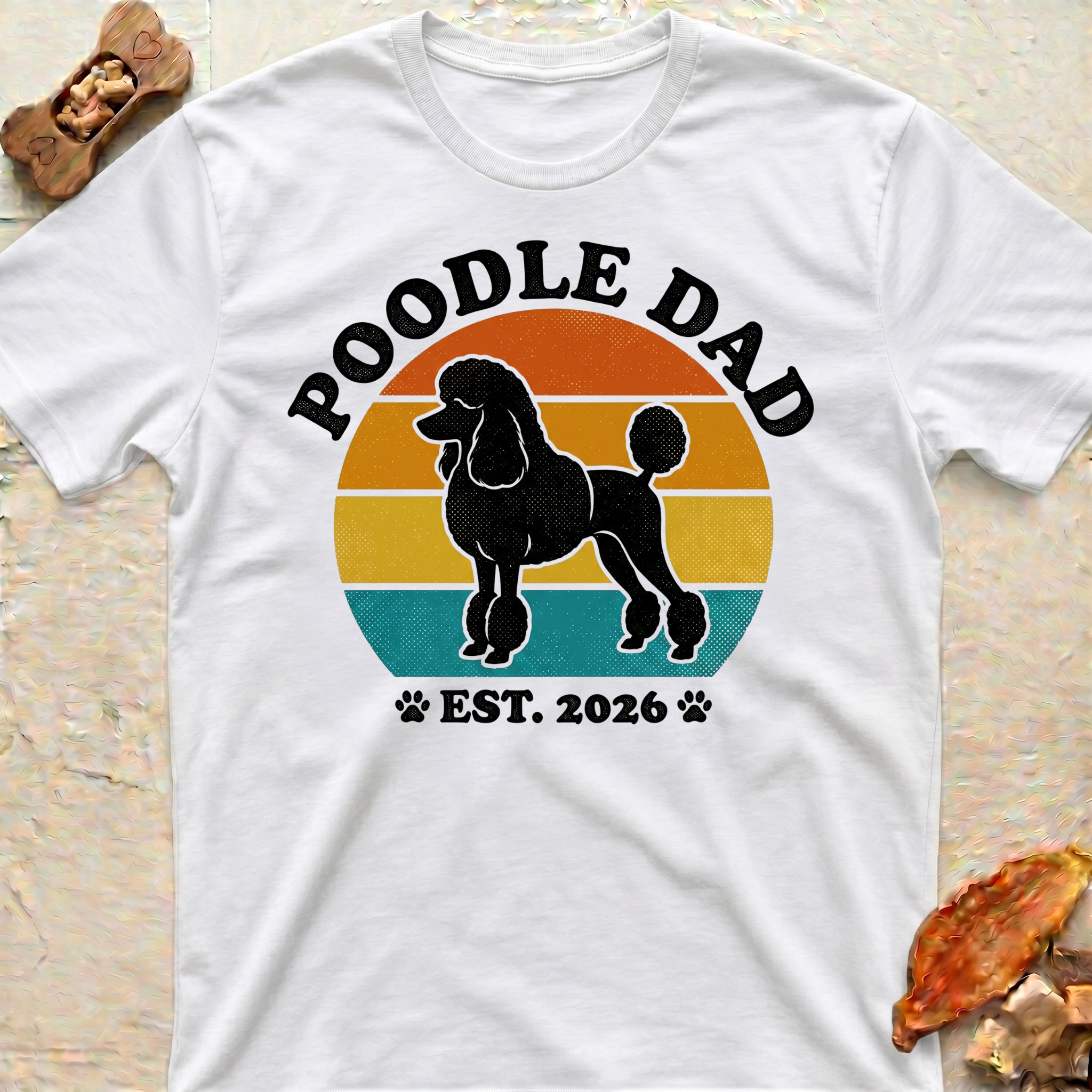 Poodle Retro T-Shirt