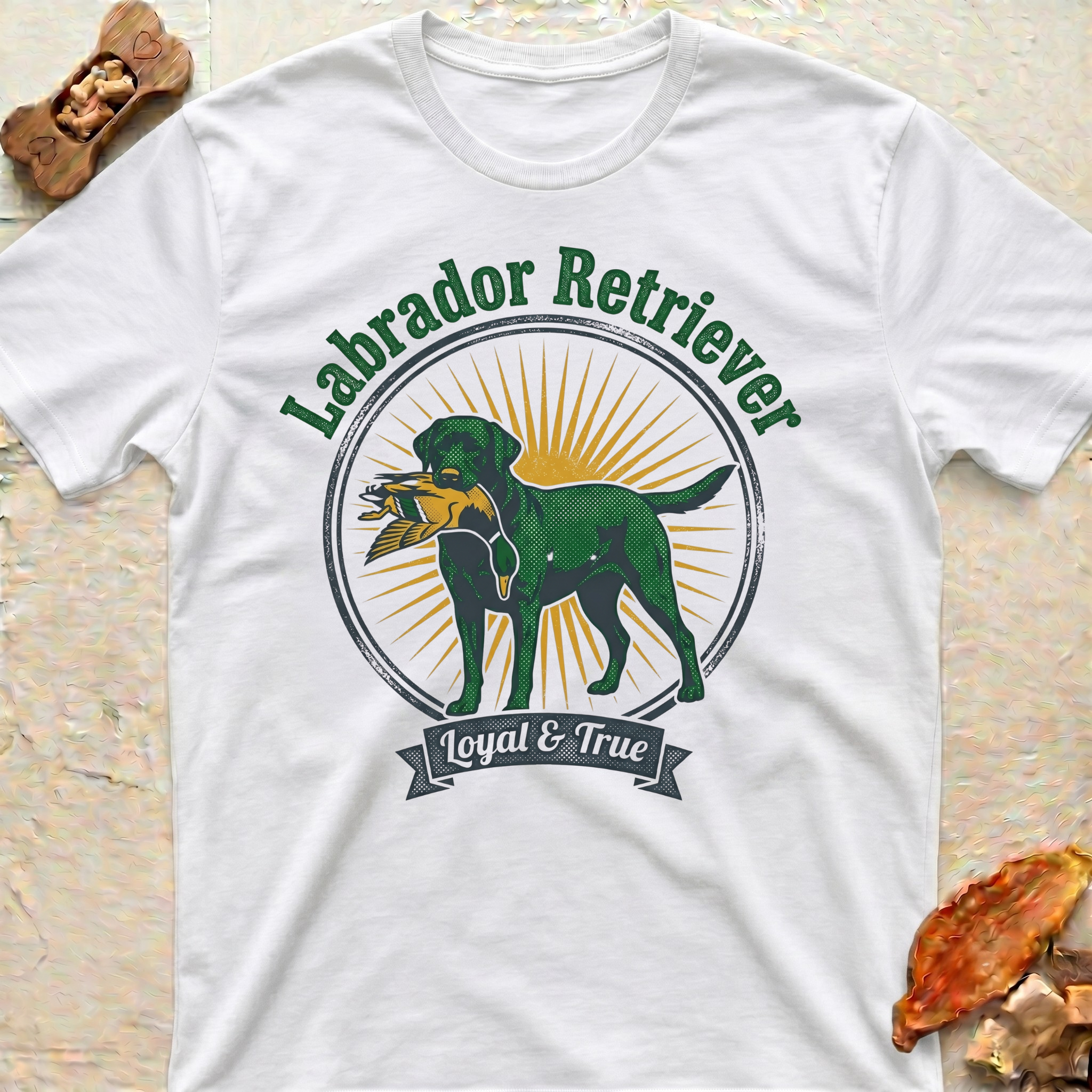 Labrador Retriever Graphic T-Shirt — Loyal & True Dog Lover Tee