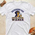 Dachshund Dad T-Shirt — Coffee Coffee Wiener