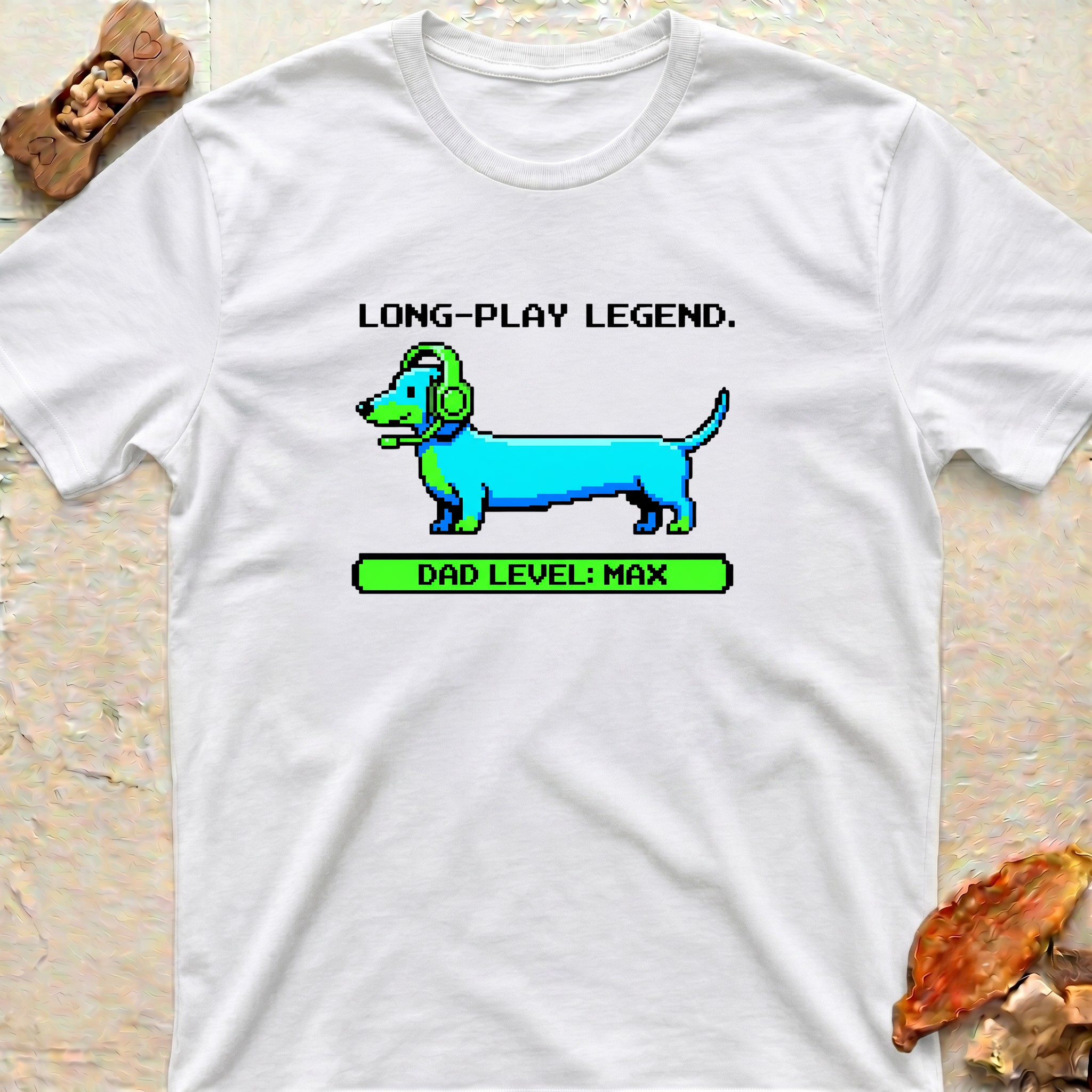 Gamer Dachshund Dad T-Shirt