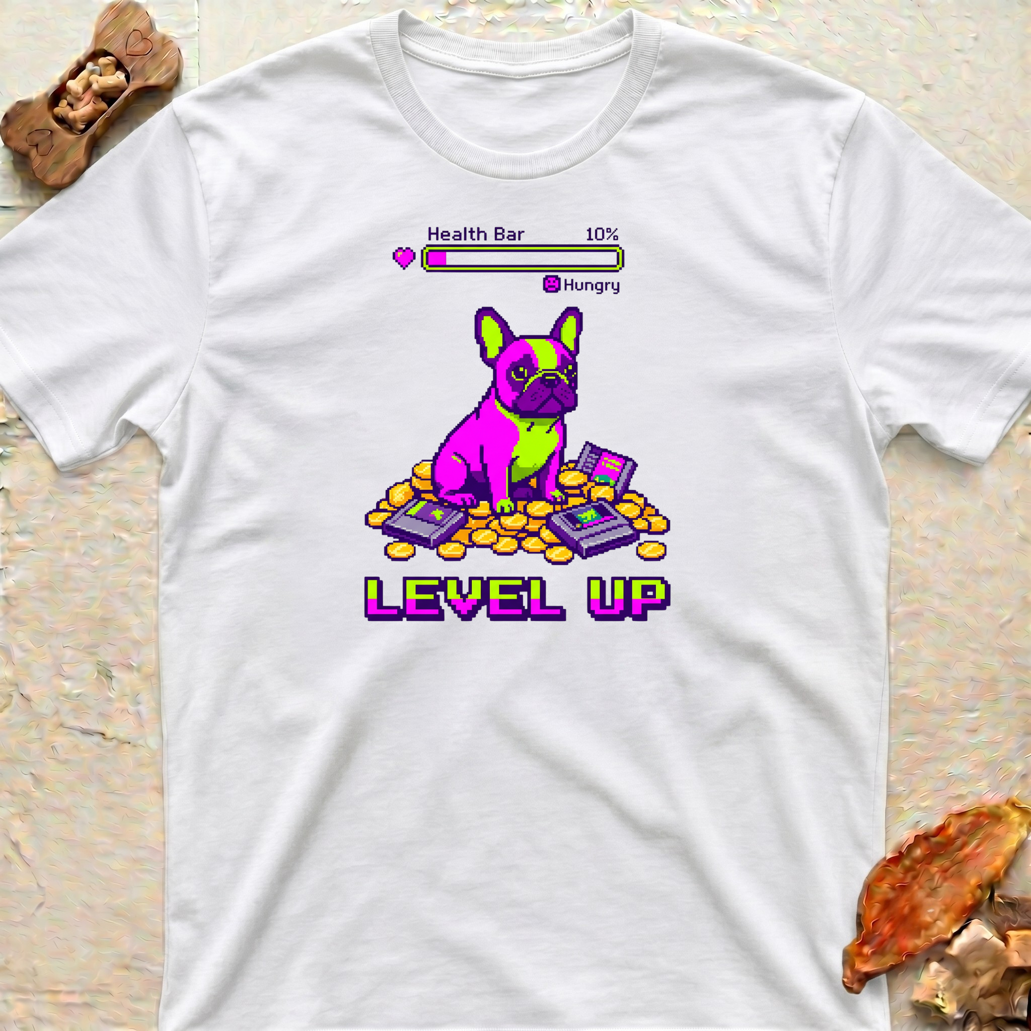Level Up Frenchie T-Shirt