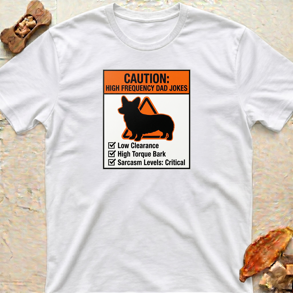 Corgi Dad Warning T-Shirt