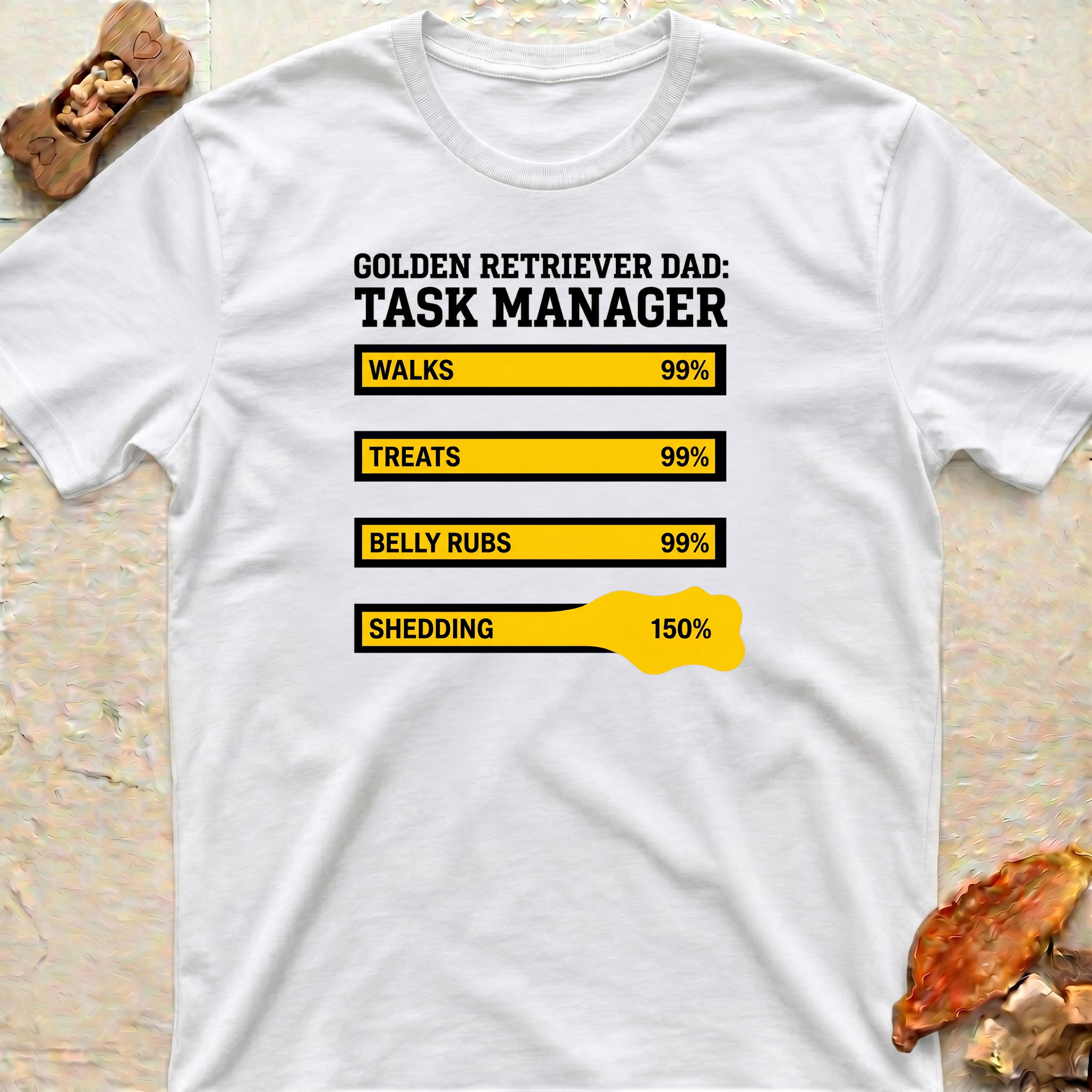 Golden Retriever Task Manager T-Shirt