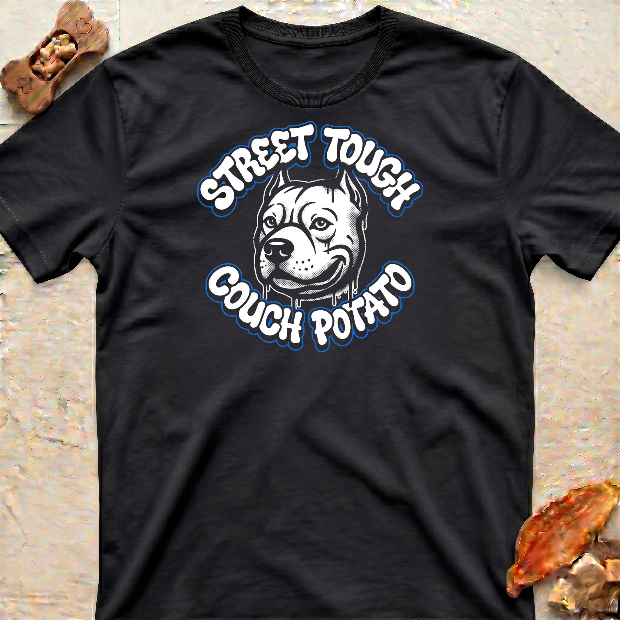 Couch Potato Pitbull T-Shirt