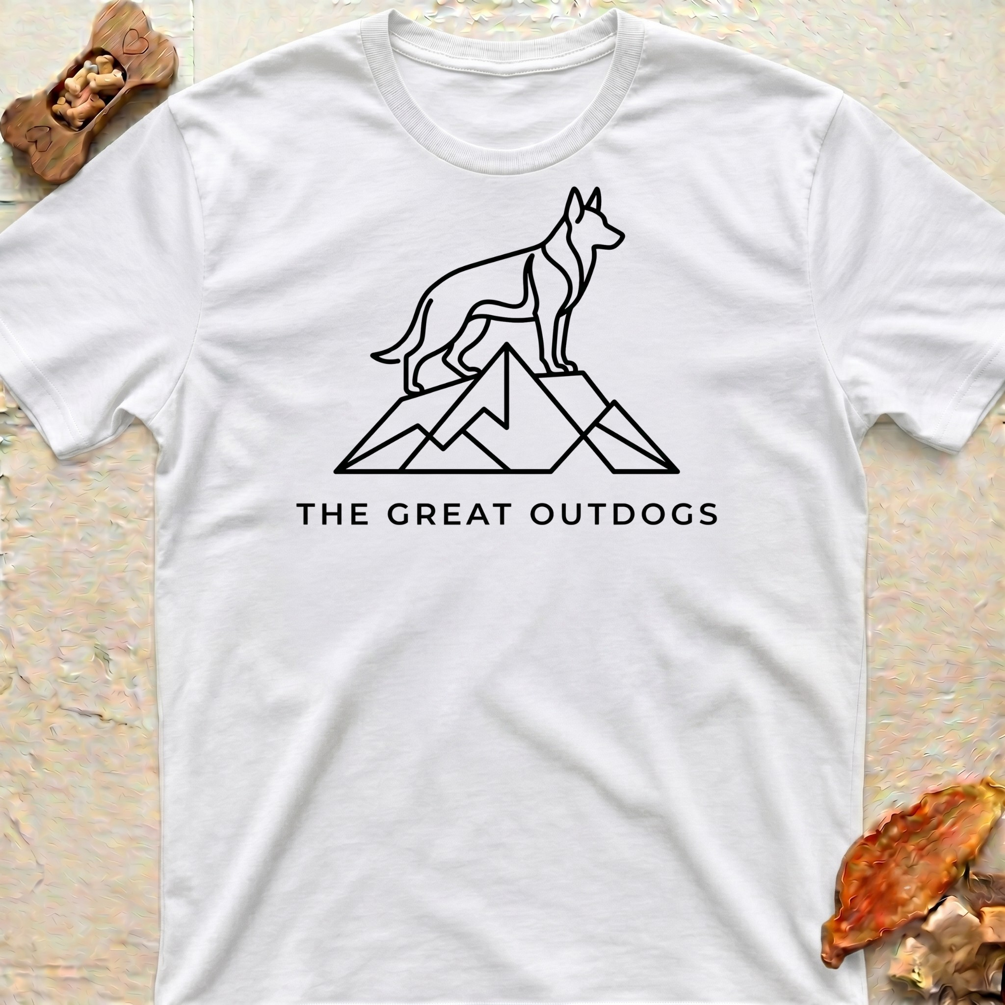German Shepherd Minimalistic T-Shirt