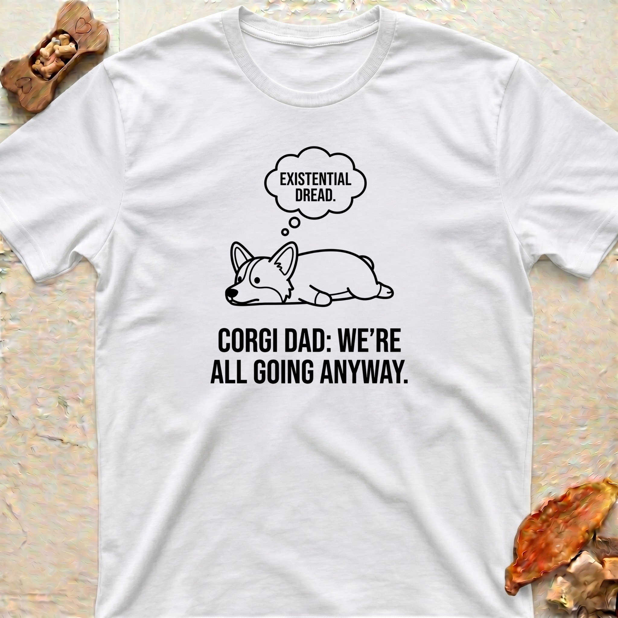 Corgi Dad Funny T‑Shirt