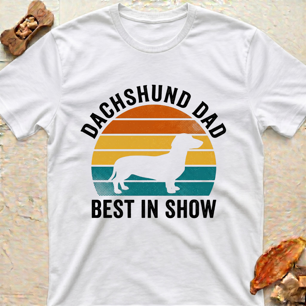 Dachshund Dad T‑Shirt — Best in Show