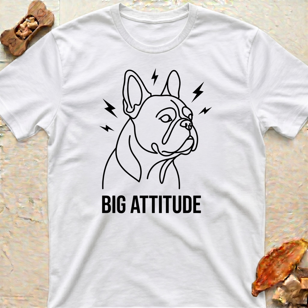 Big Attitude French Bulldog T-Shirt