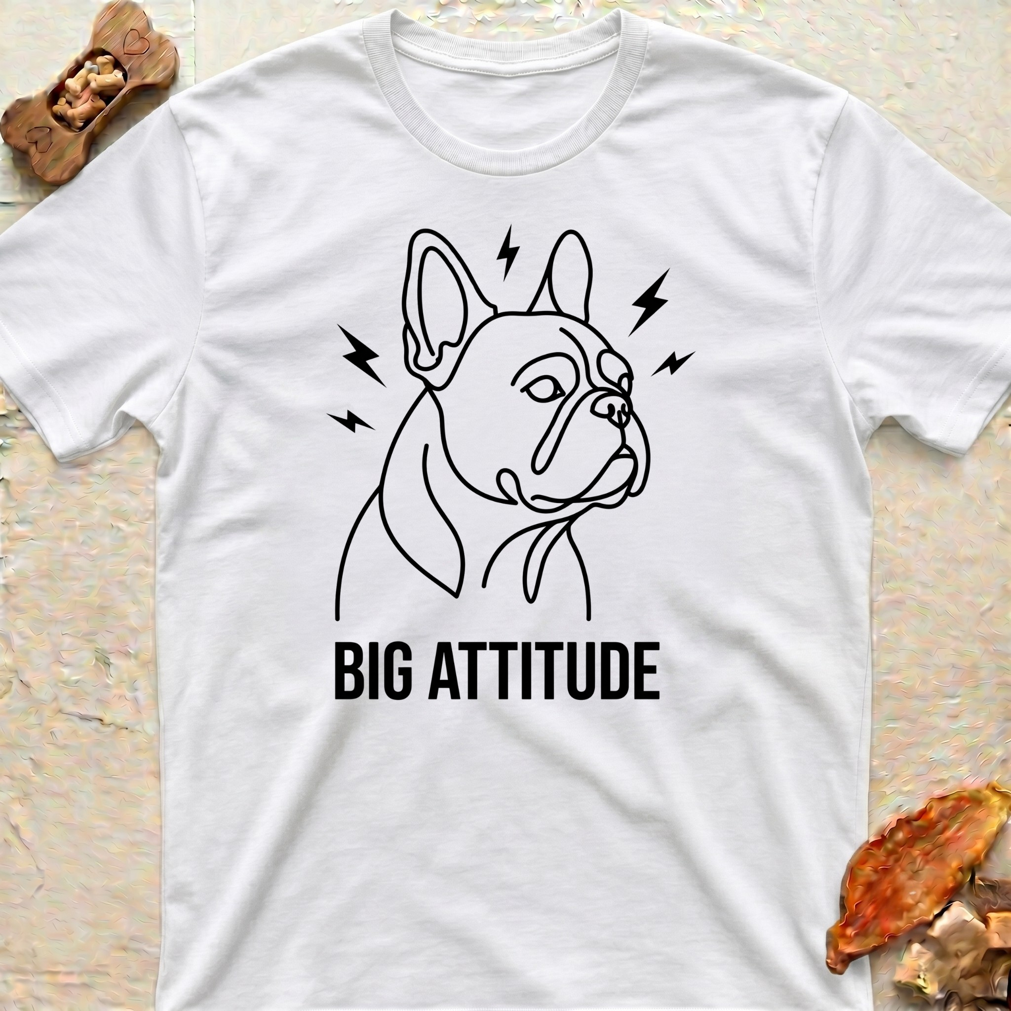 Big Attitude French Bulldog T-Shirt