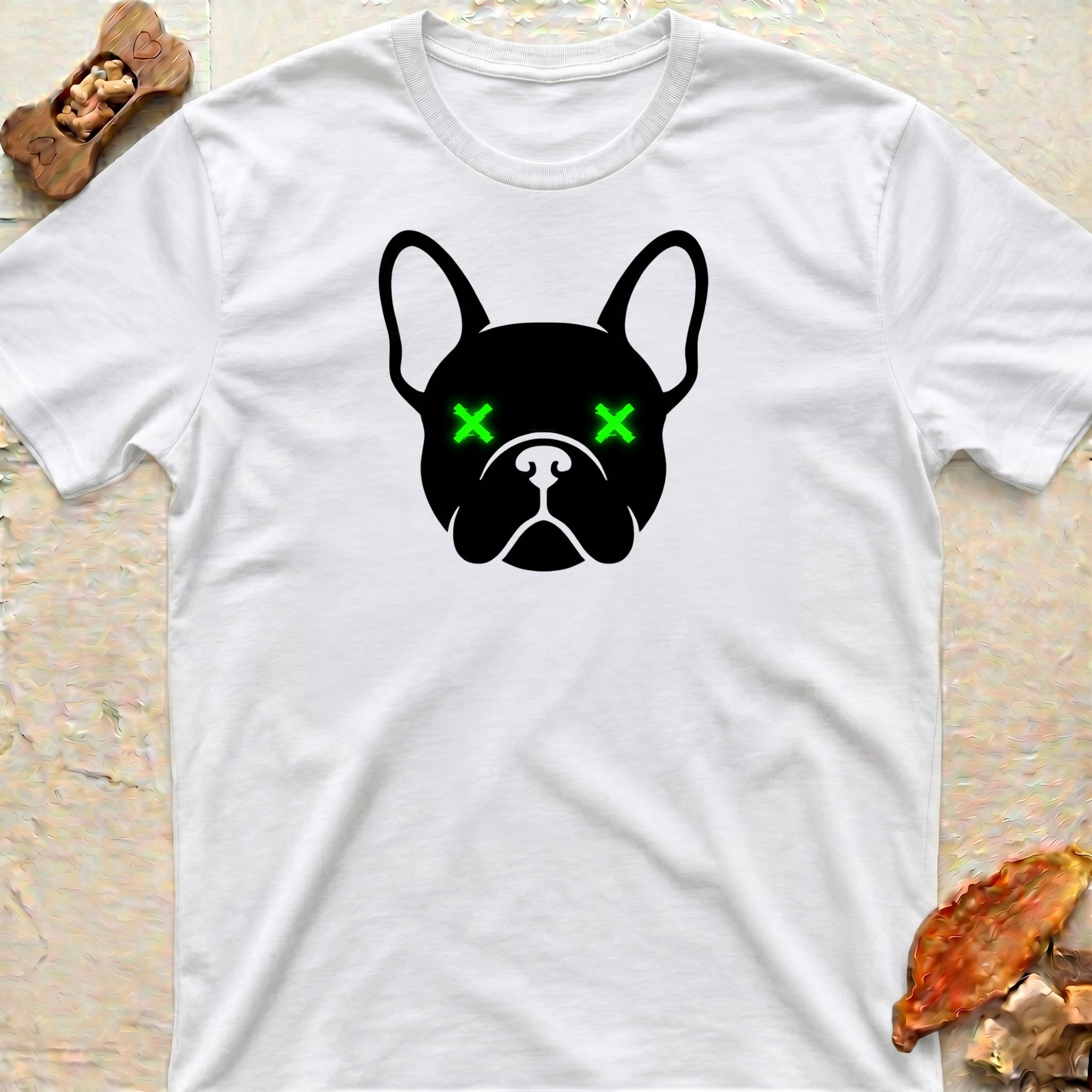 Neon X Eyes Frenchie T-Shirt