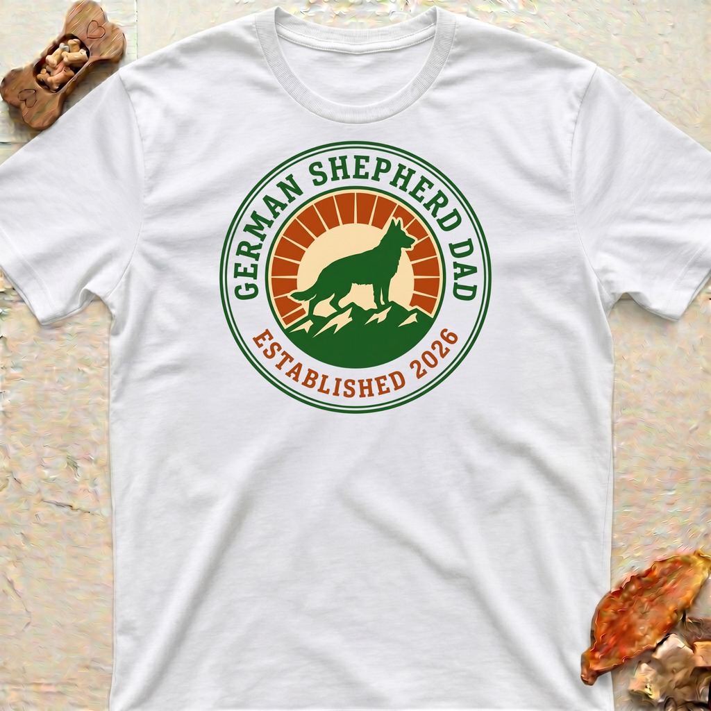 GSD Dad T-Shirt – Established 2026