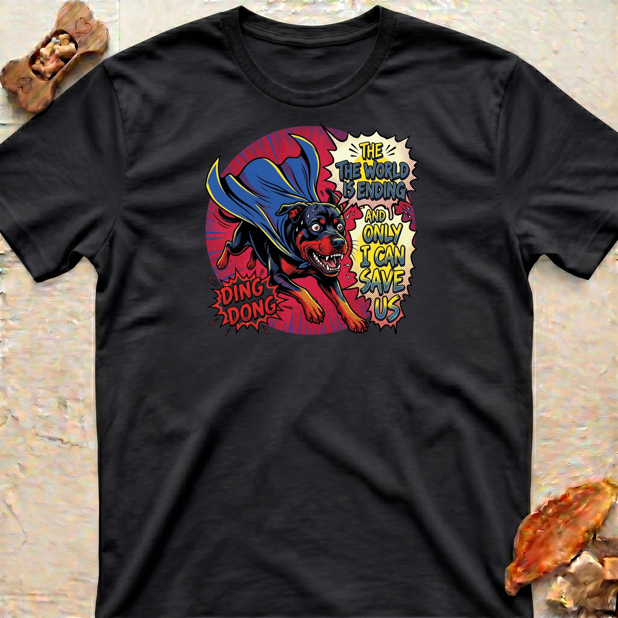 Super Hero Rottweiler T-Shirt