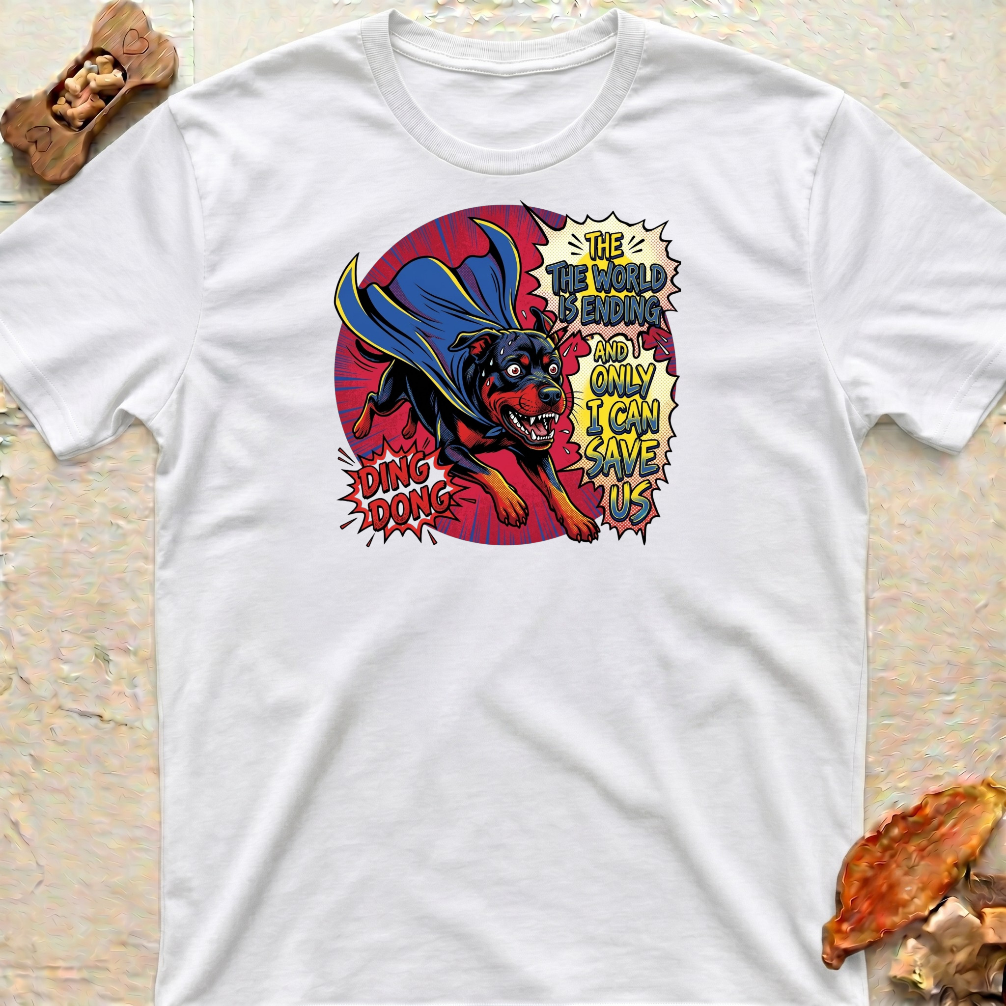 Super Hero Rottweiler T-Shirt