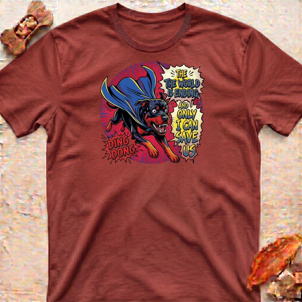 Super Hero Rottweiler T-Shirt
