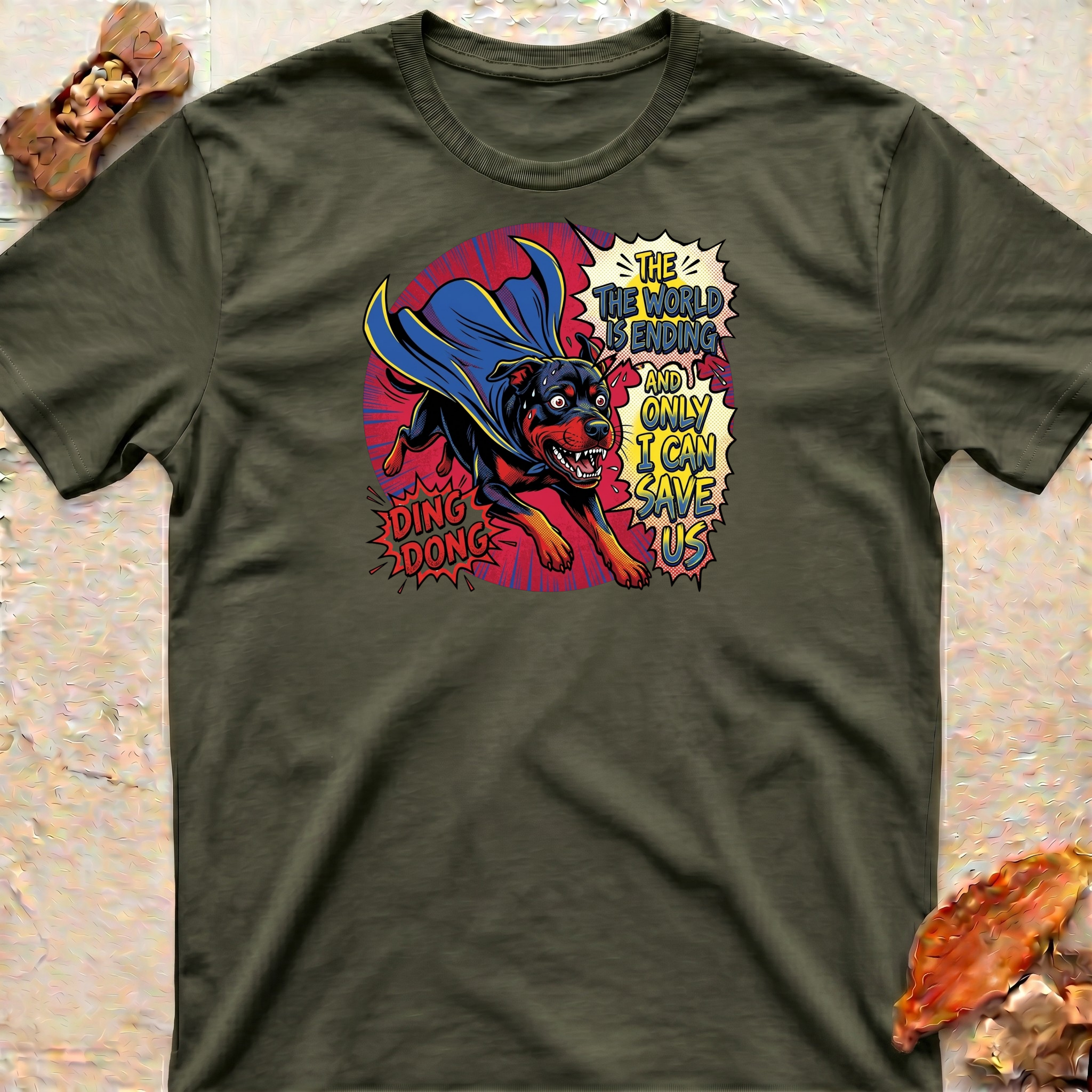 Super Hero Rottweiler T-Shirt