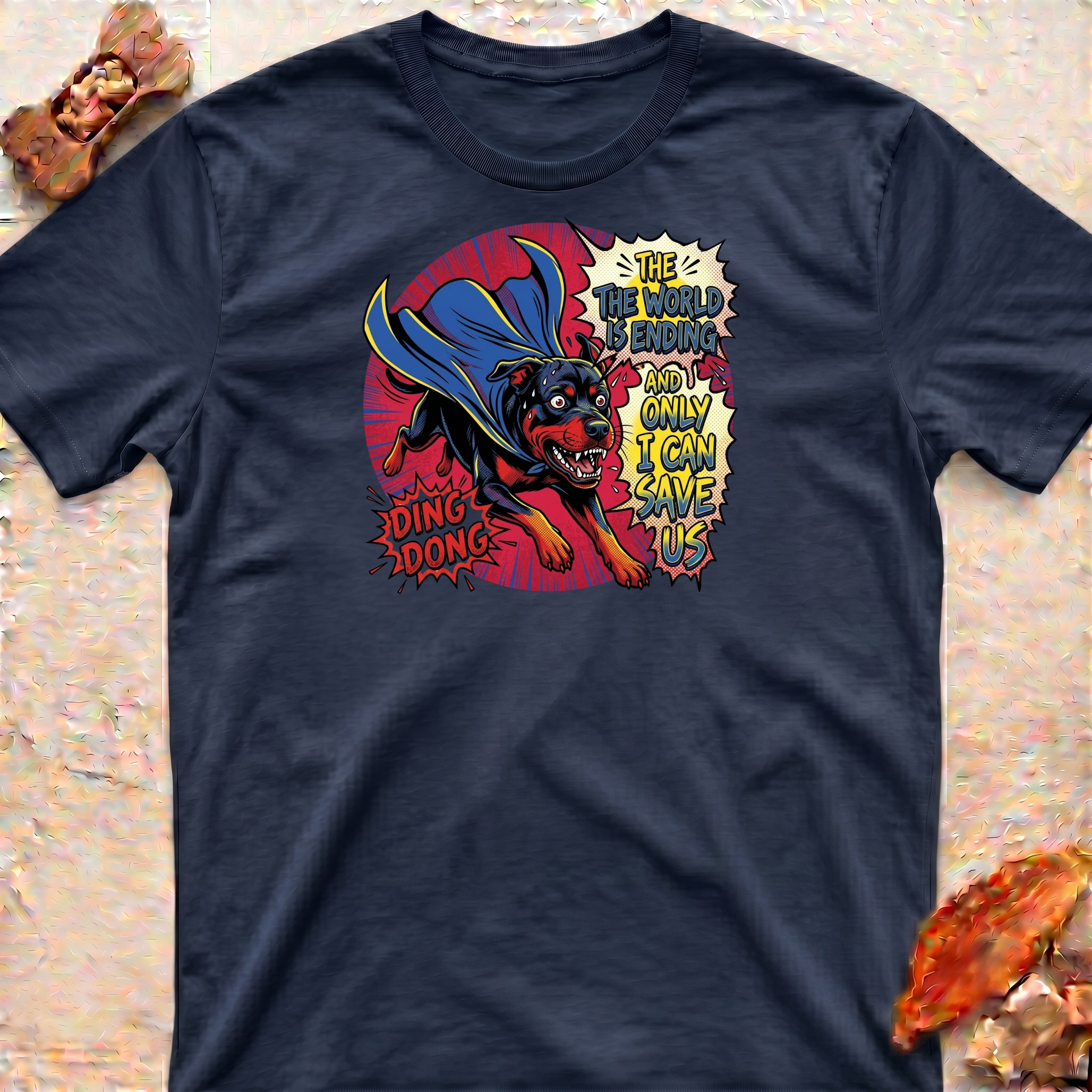 Super Hero Rottweiler T-Shirt