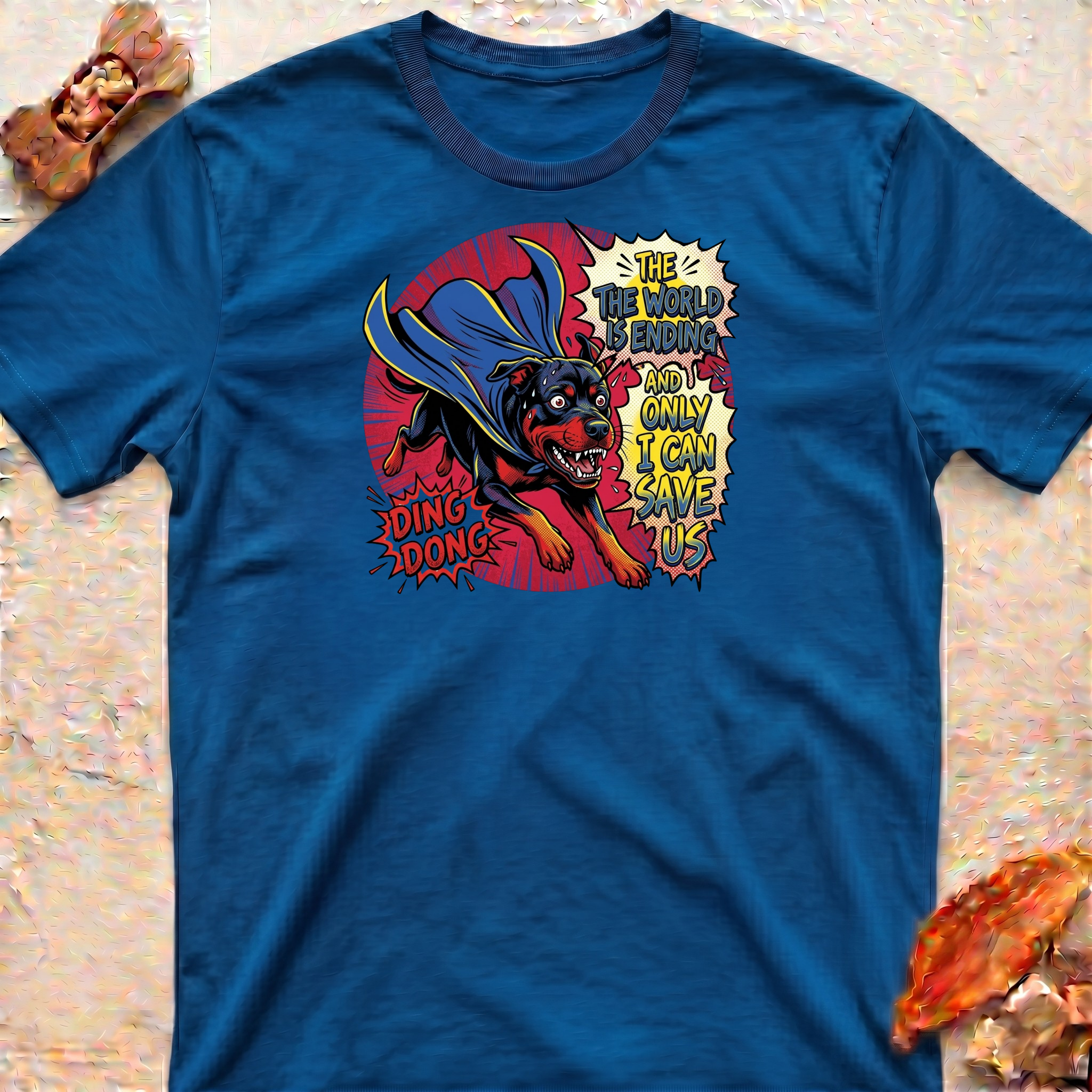 Super Hero Rottweiler T-Shirt