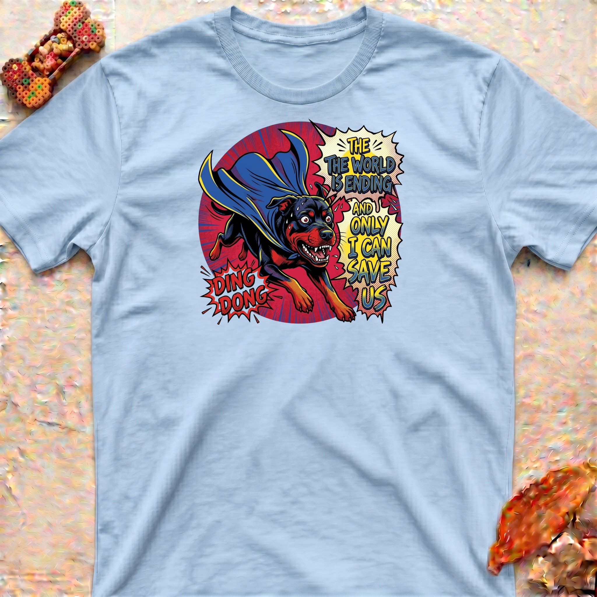 Super Hero Rottweiler T-Shirt