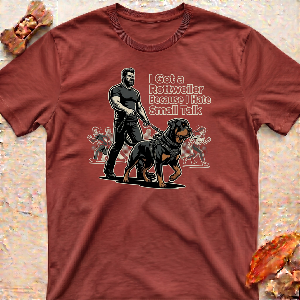 Small Talk Rottweiler T-Shirt
