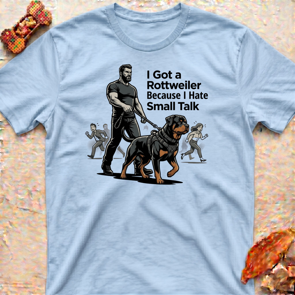 Small Talk Rottweiler T-Shirt