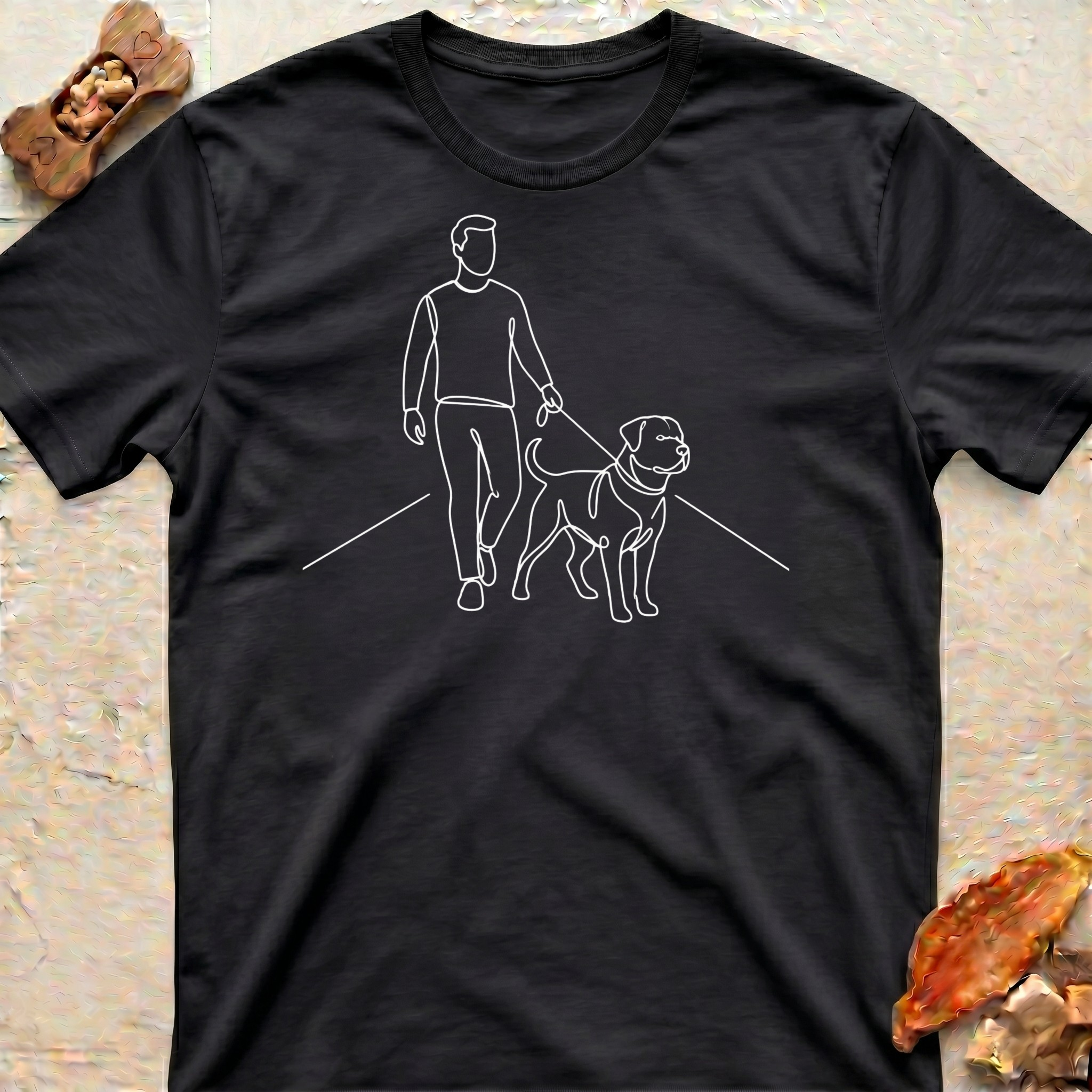 Walking My Rottweiler T-Shirt