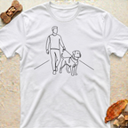 Walking My Rottweiler T-Shirt
