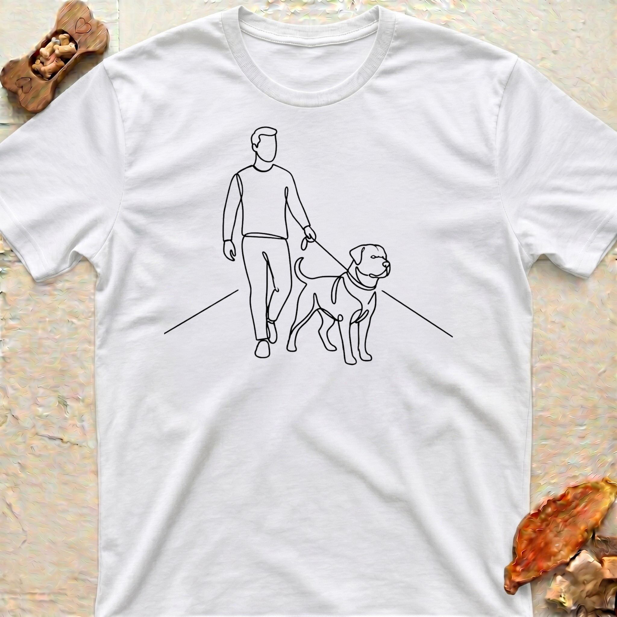 Walking My Rottweiler T-Shirt