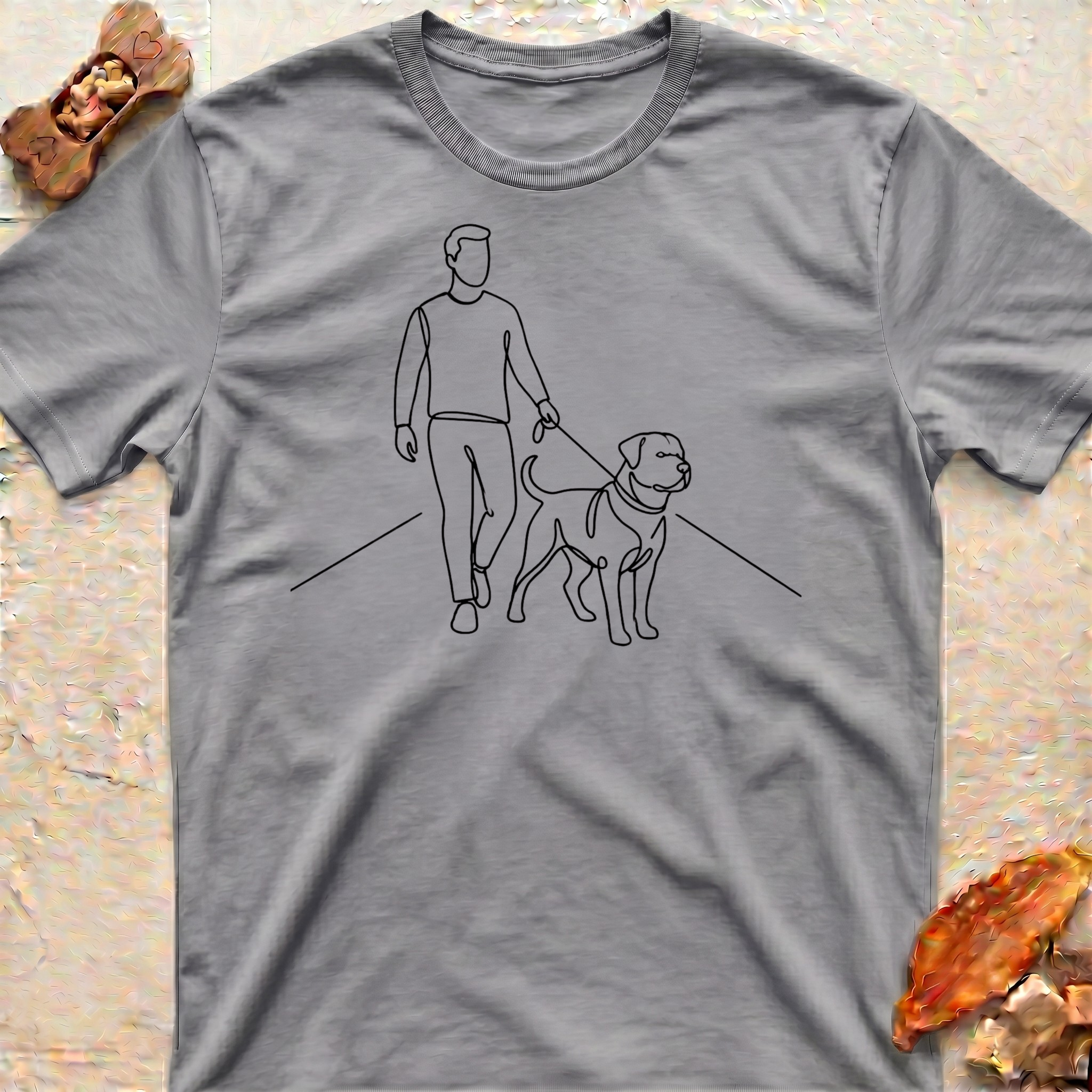 Walking My Rottweiler T-Shirt