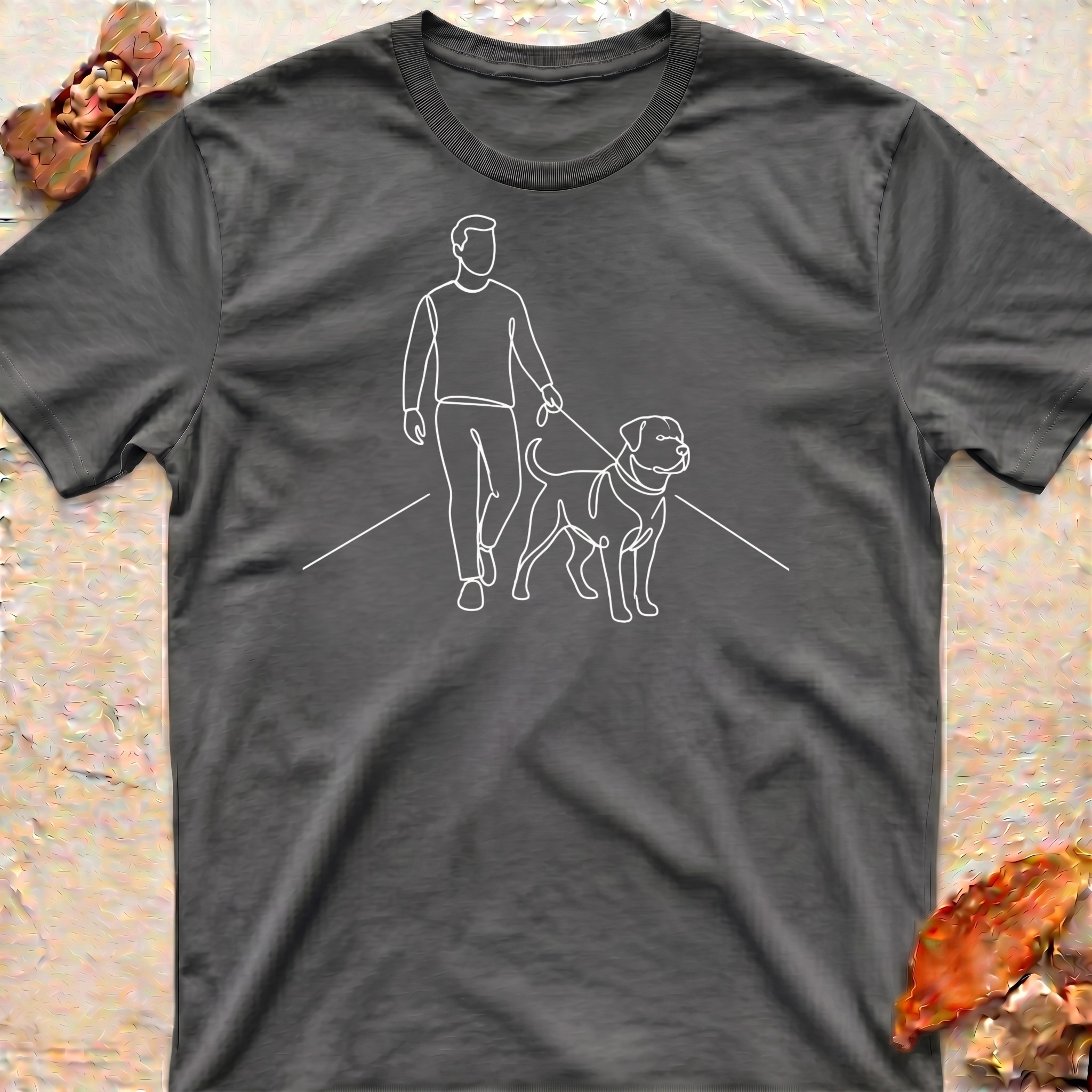 Walking My Rottweiler T-Shirt