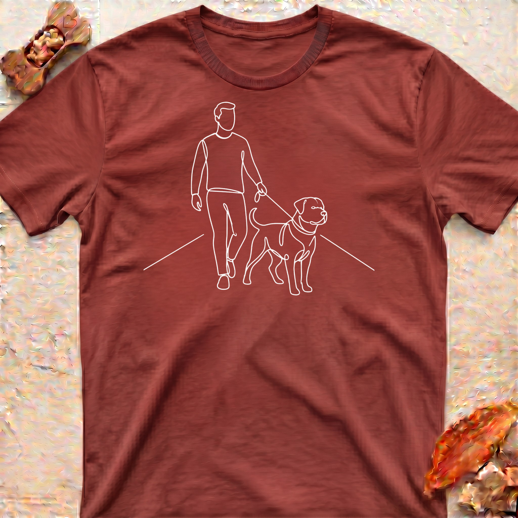 Walking My Rottweiler T-Shirt