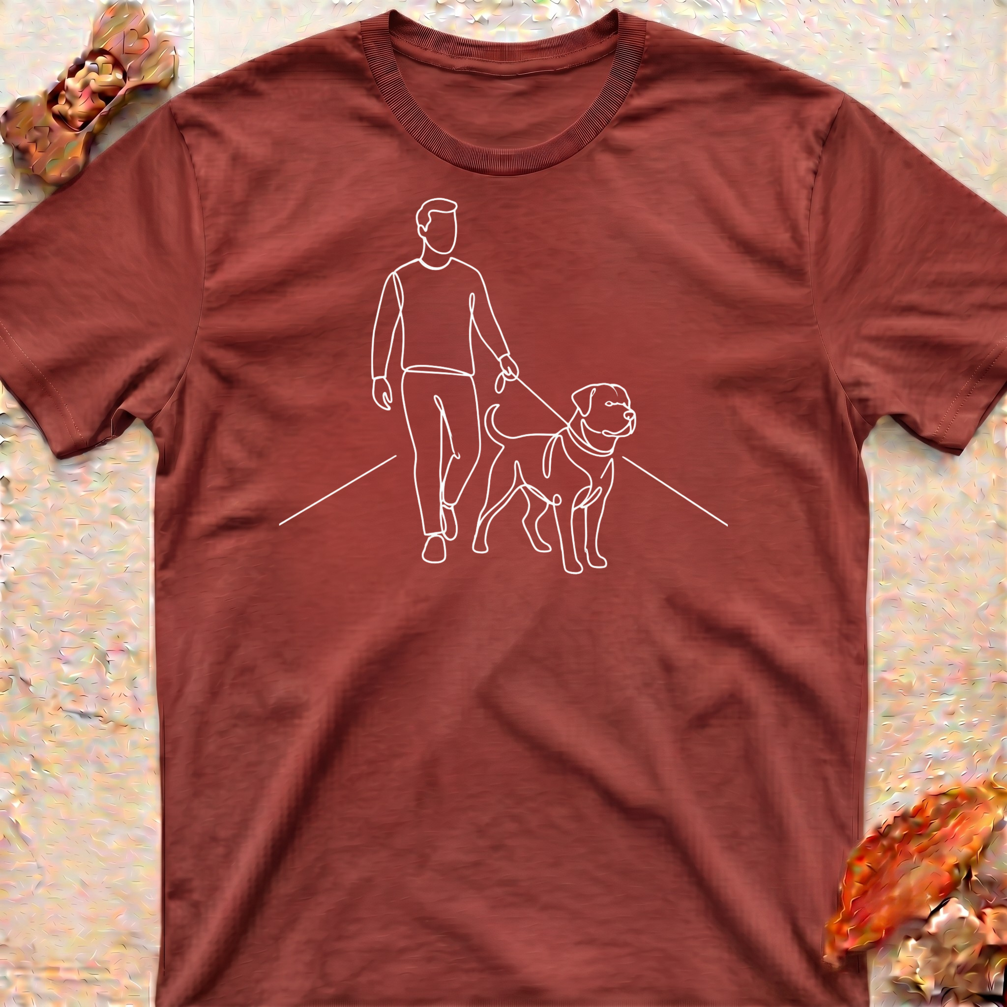 Walking My Rottweiler T-Shirt