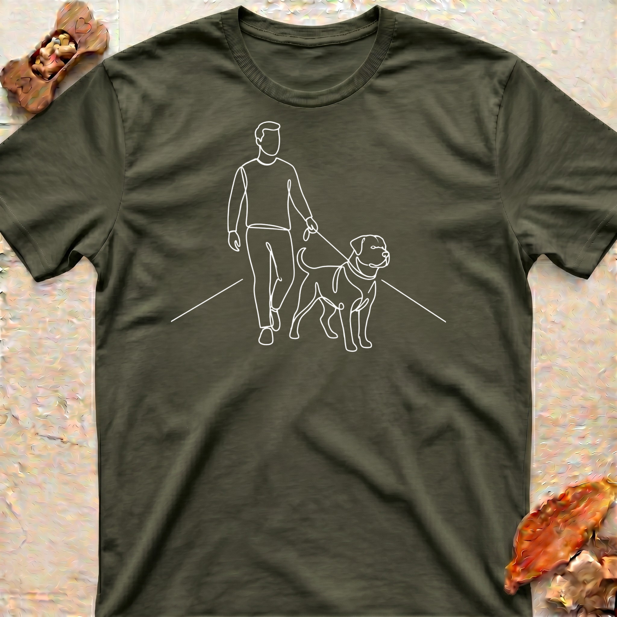 Walking My Rottweiler T-Shirt