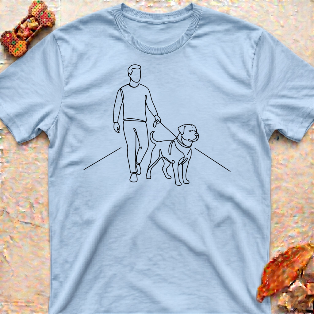 Walking My Rottweiler T-Shirt